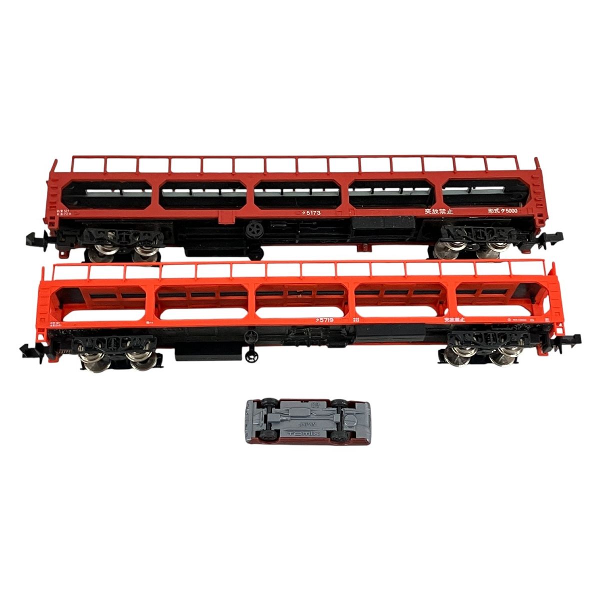 KATO 818-1 ク5000 /TOMY ク5173 車積載 2両セット カトー トミックス