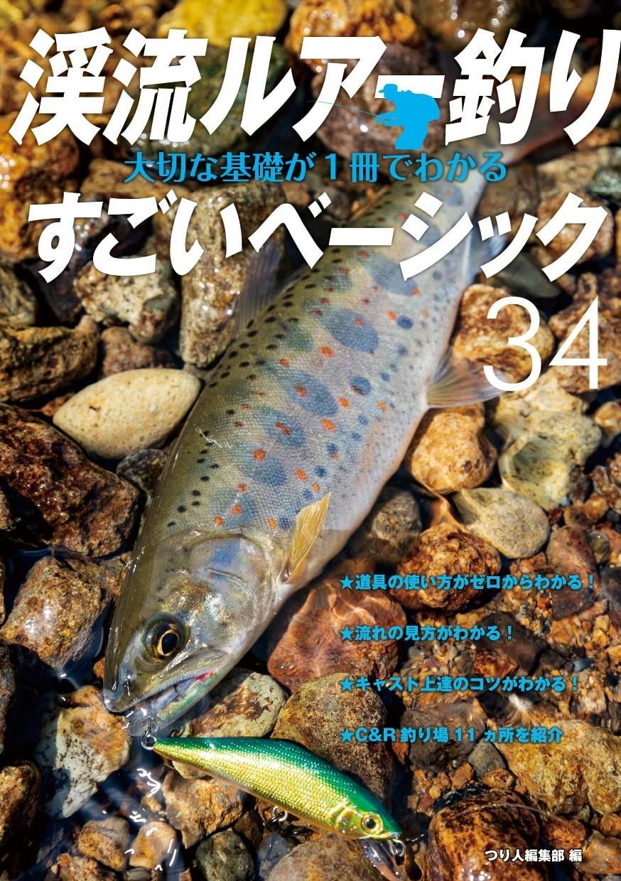 渓流ルアー釣り 大切な基礎が1冊でわかるすごいベーシック34