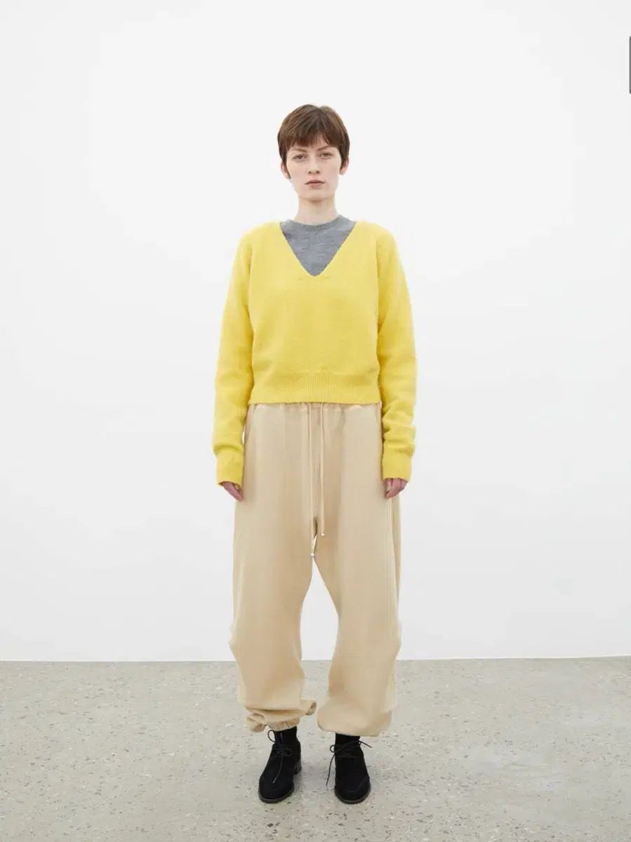 エートス サイド タック ジョガー パンツ イェロー