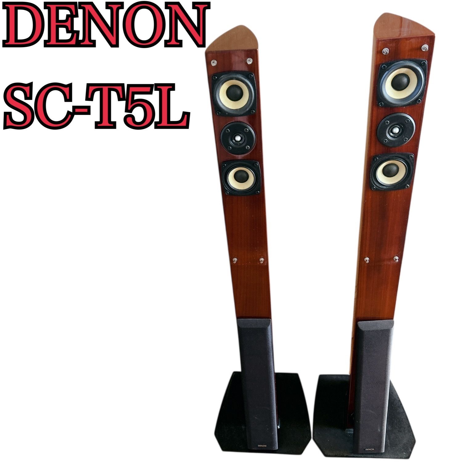 DENON デノン トールボーイ スピーカー SC T 5 L 木目 1 ch ホームシアター