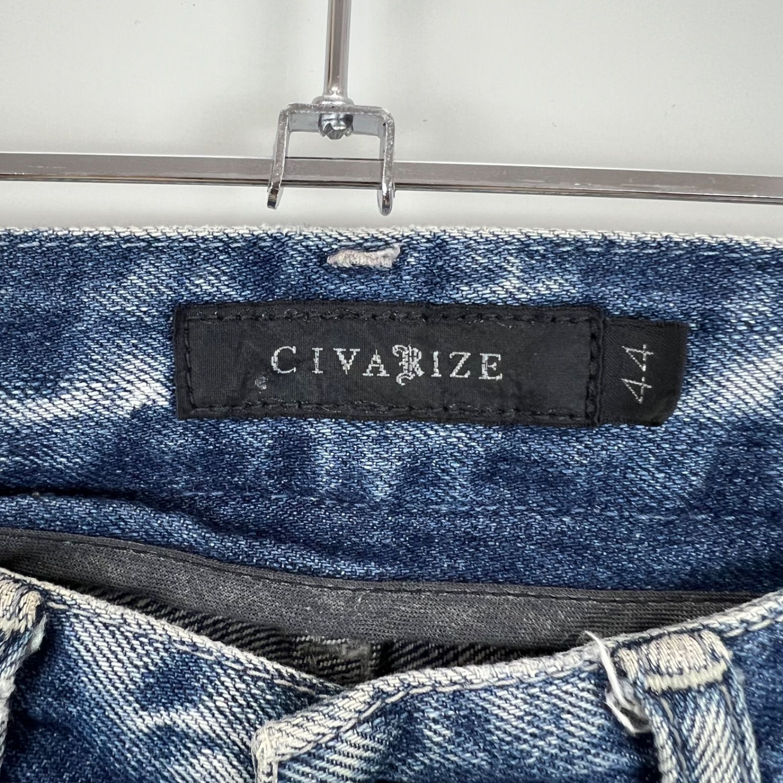 CIVARIZE 00s y2k archive bleach flare denim pants 44 シヴァー