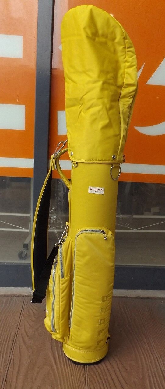 ONOFF キャディバッグ 軽量 7型 イエロー グローブライド オノフ