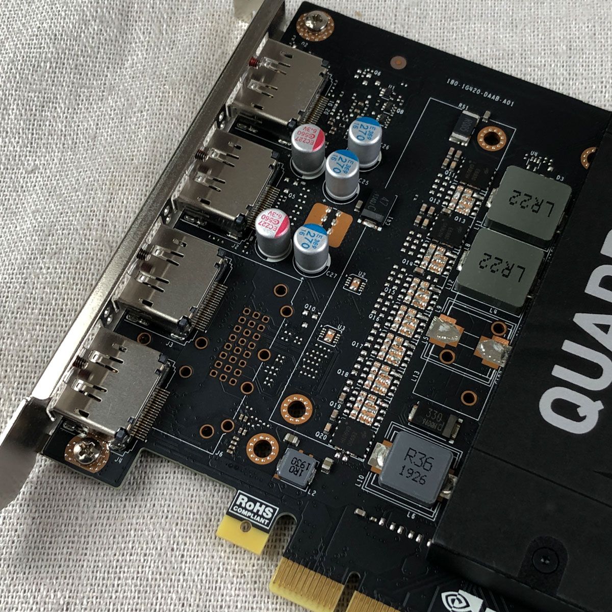 画面出力確認済】GPU グラフィックボード NVIDIA QUADRO P2200（メモリ