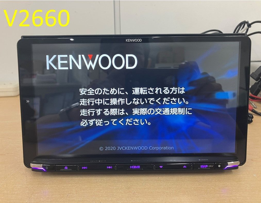 V 2660 _MEMナビ KENWOOD MDV M 907 HDL セキュリティロック 取り外し前 取り外し 彡