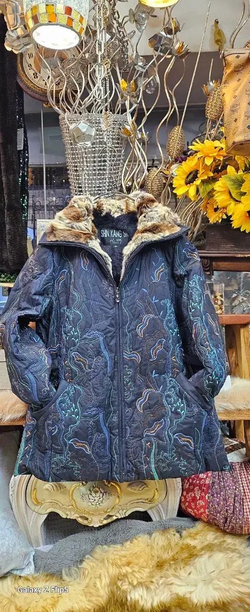 新彊 Shin Kang 冬ファー ダウンコート