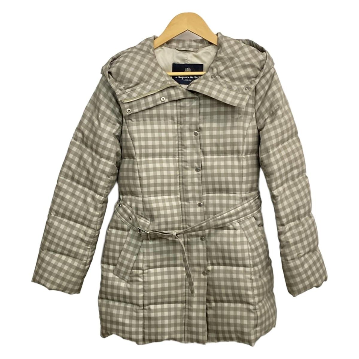 アクアスキュータム ダウンコート サイズ8 M レディース美品 - カーキ