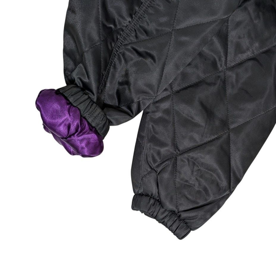 22 90s NBA LAKERS レイカーズ キルティングジャケット 古着 ナイロン