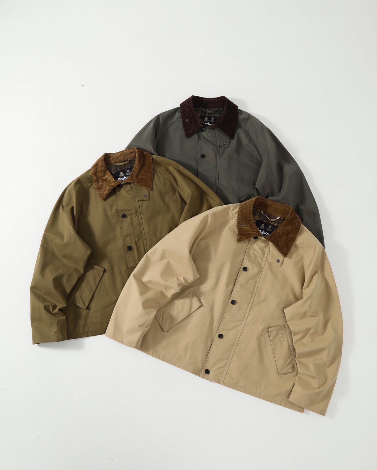 Barbour バブアー OS Reversible Transporter ジャケット アウター メンズ コート 折り襟 · 選択