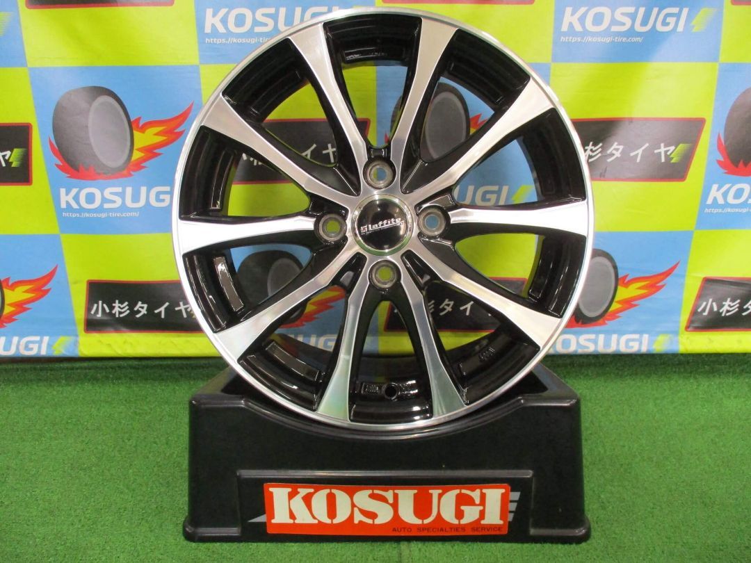 ラフィット 4 5 J 15 H 100 45 N BOX タント スペーシアなど ホイール 4本 Y 124