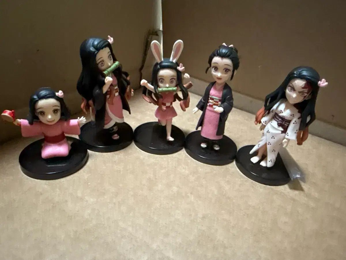 鬼滅の刃 禰豆子 ワールドコレクタブルフィギュア 3탄 フルセット