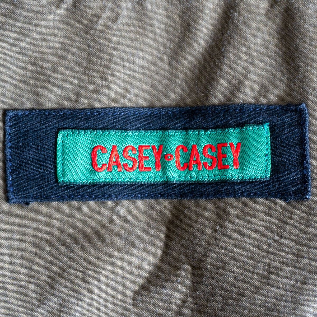美品】 CASEY CASEY 【WAX COTTON WASABI COAT】L ワックスコットン 
