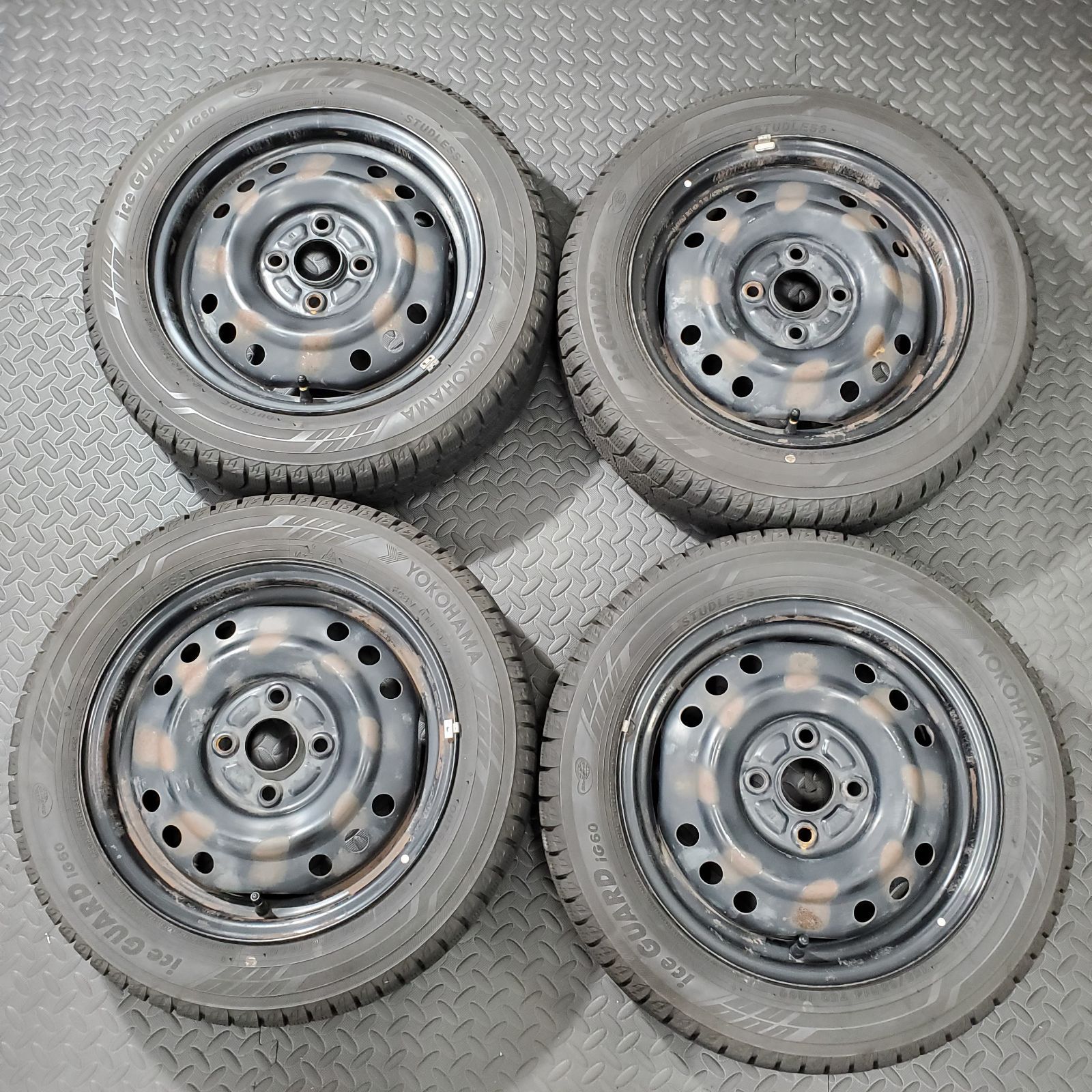 22年製 155/65R14 ヨコハマ iG60 ダイハツ タント ムーヴ ミラ コンテ