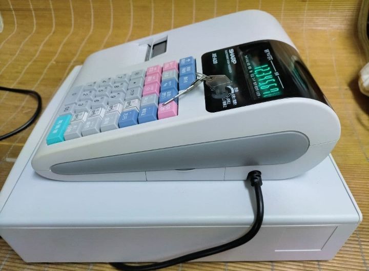 シャープレジスター XE-A20 店名設定無料ロゴ可能機種 669100 - メルカリ