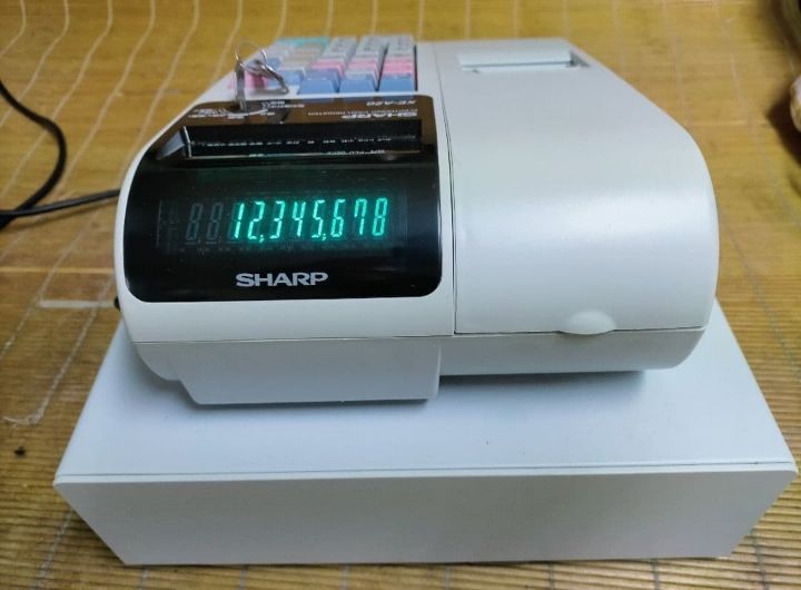 シャープレジスター XE-A20 店名設定無料ロゴ可能機種 669100 - メルカリ