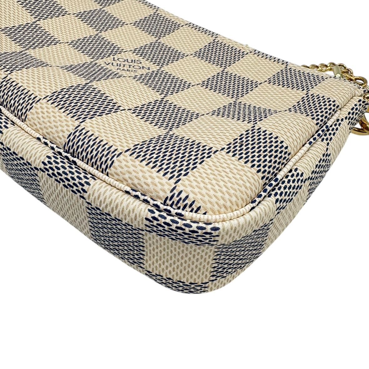 ♪3589 ルイヴィトン バッグ ミニ ポシェット アクセソワール ダミエ