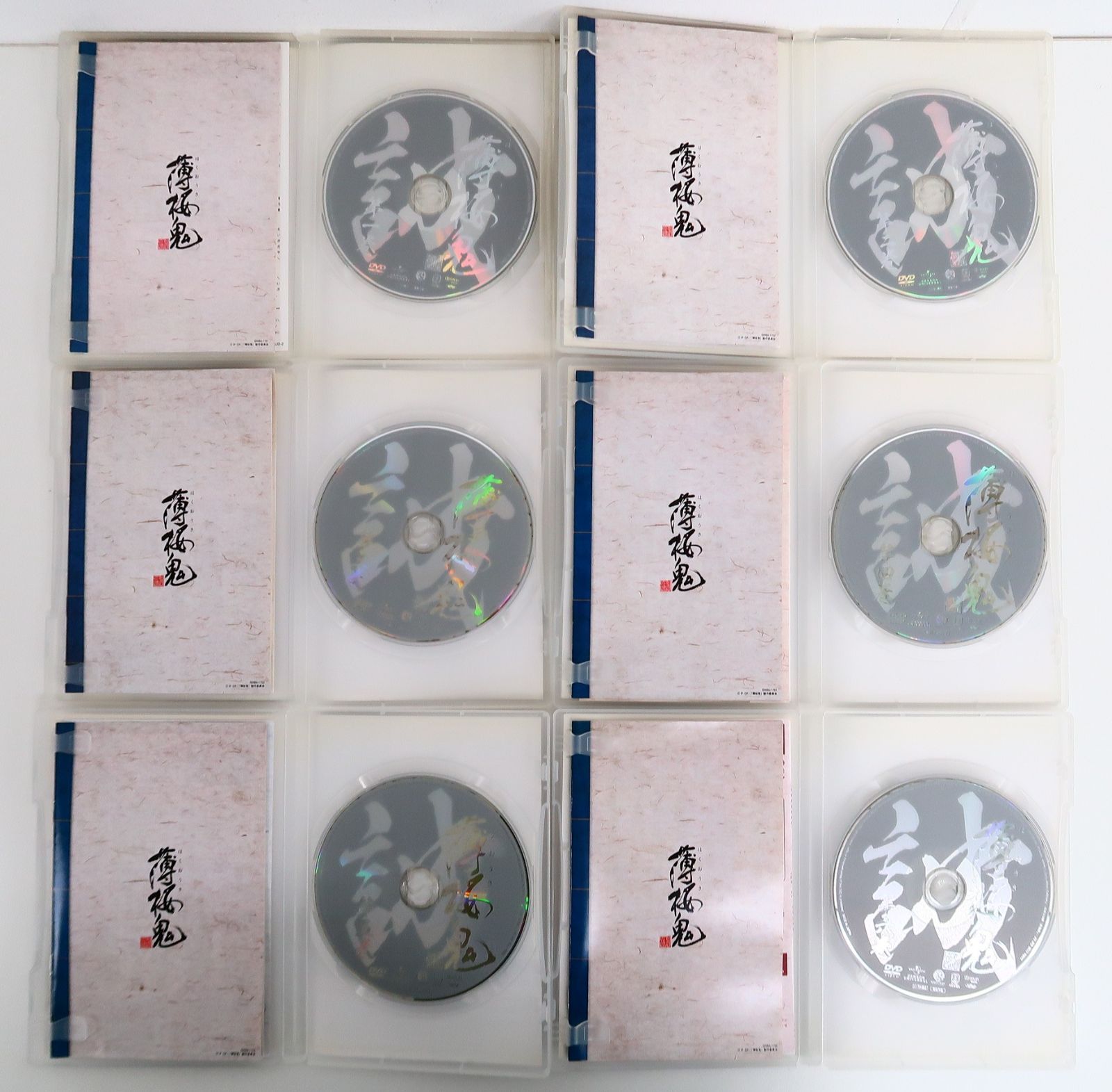 DVD 12巻セット 薄桜鬼 初回版 全6巻/薄桜鬼 碧血録 初回版 全5巻+特典