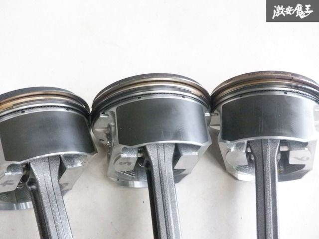 実動外し】 日産 純正 R35 GT-R GTR VR38DETT ピストン コンロッド 1台