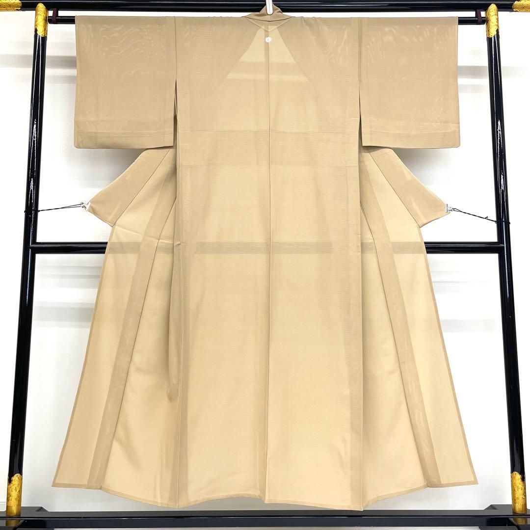 着物と帯 時流 SK 25814 s 正絹 夏着物 色無地 駒絽 お茶染 証紙付