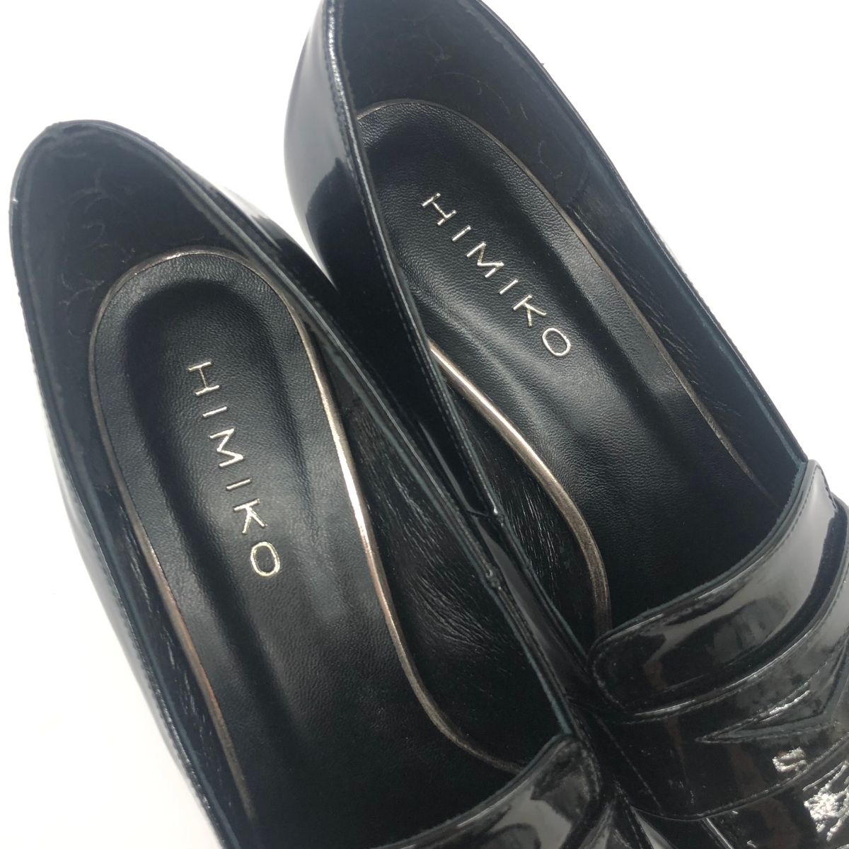 卑弥呼 ヒミコ ローファー 表記サイズ:22.5cm レザー ブラック