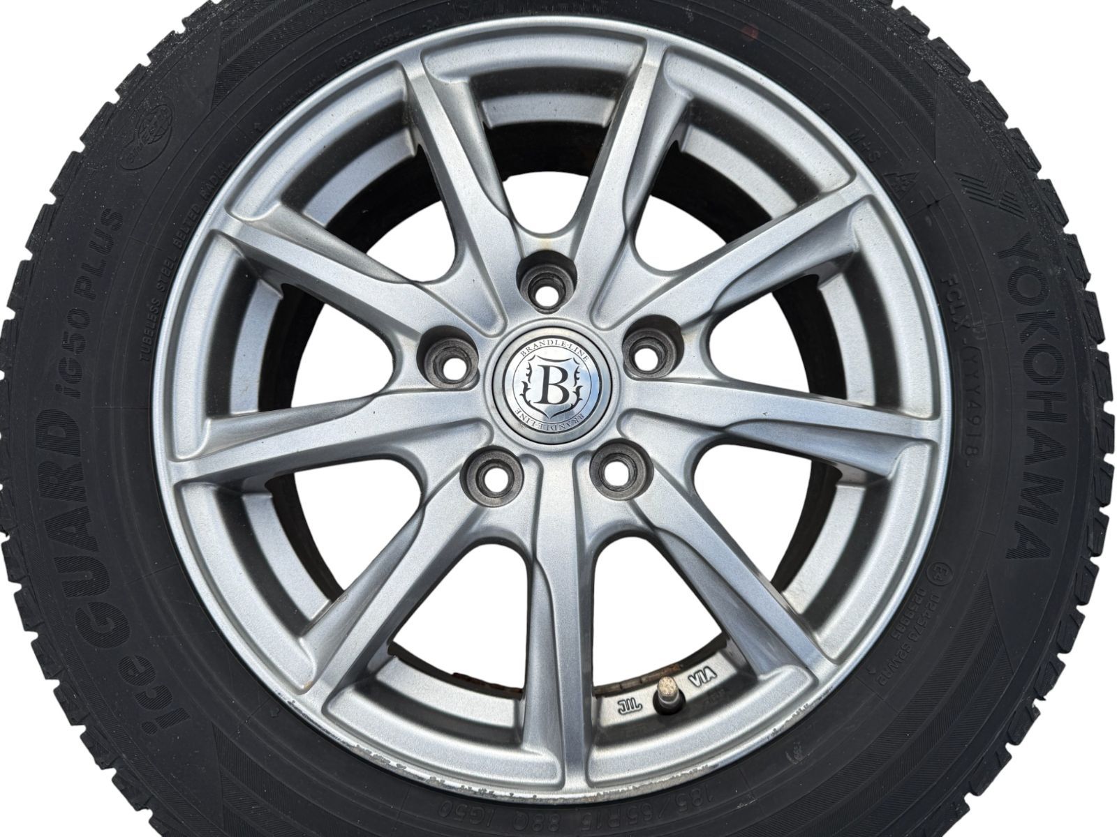 フリード GB 6 ブランドルライン ボ ノ9 社外品 アルミホイール 4本セット 185 65 R 15 5 J IS 50 管理番号 5363