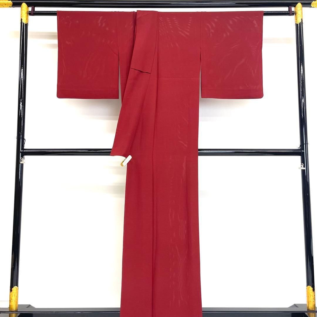  着物と帯 時流 SK 25808 s 正絹 夏着物 色無地 絽 赤 通紋 色無地 着物