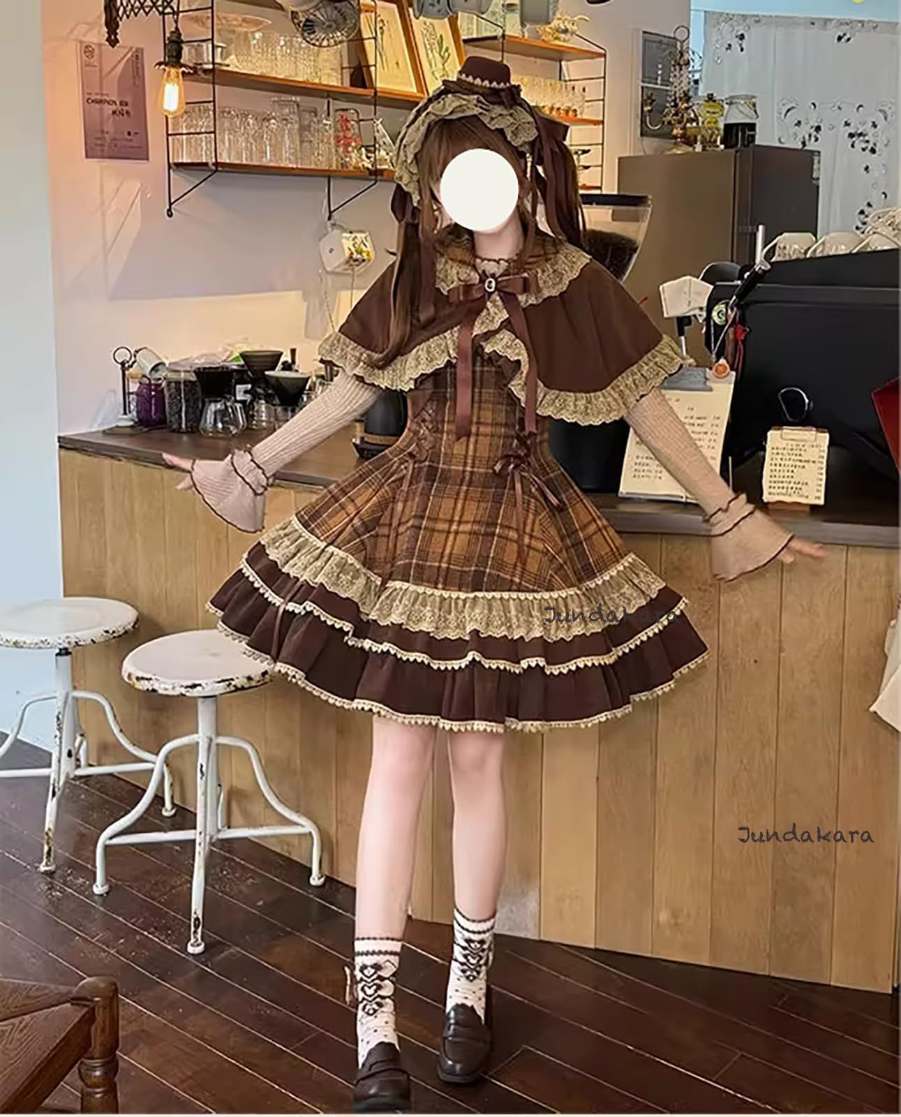 コスチューム・コスプレ セットアップ 3点セット チェック柄 JSK 