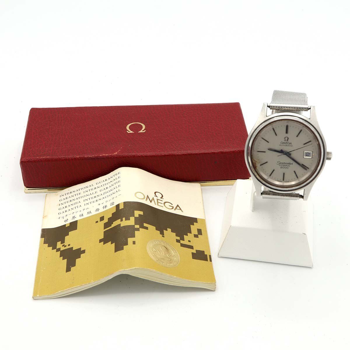 稼働 ジャンク 腕時計 OMEGA オメガ シーマスター コスミック2000 自動