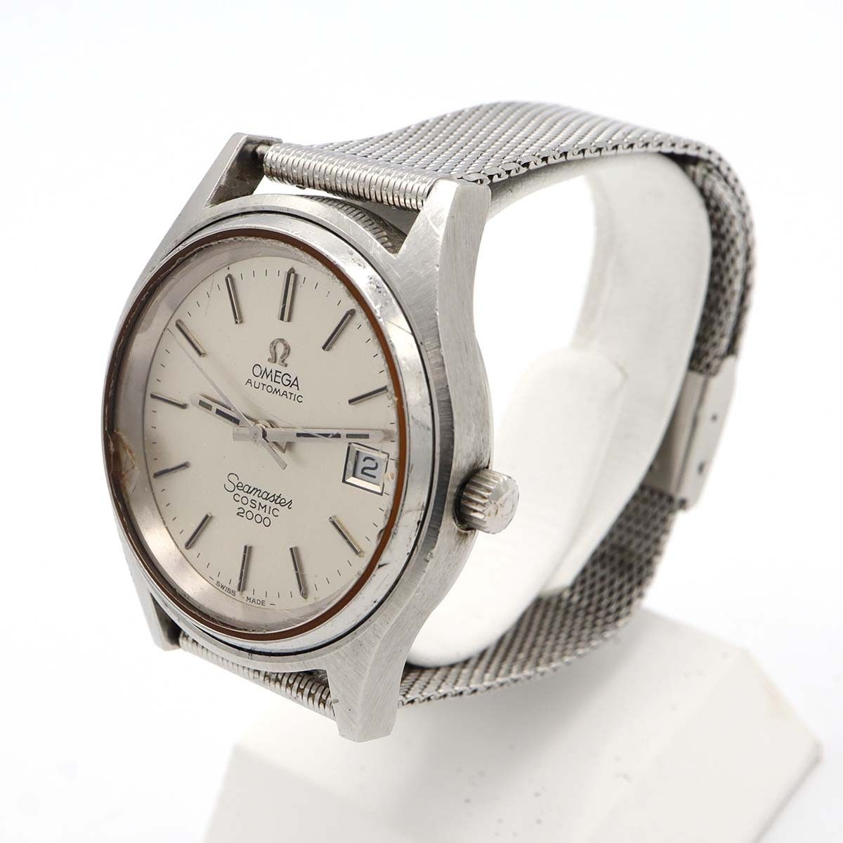 稼働 ジャンク 腕時計 OMEGA オメガ シーマスター コスミック2000 自動