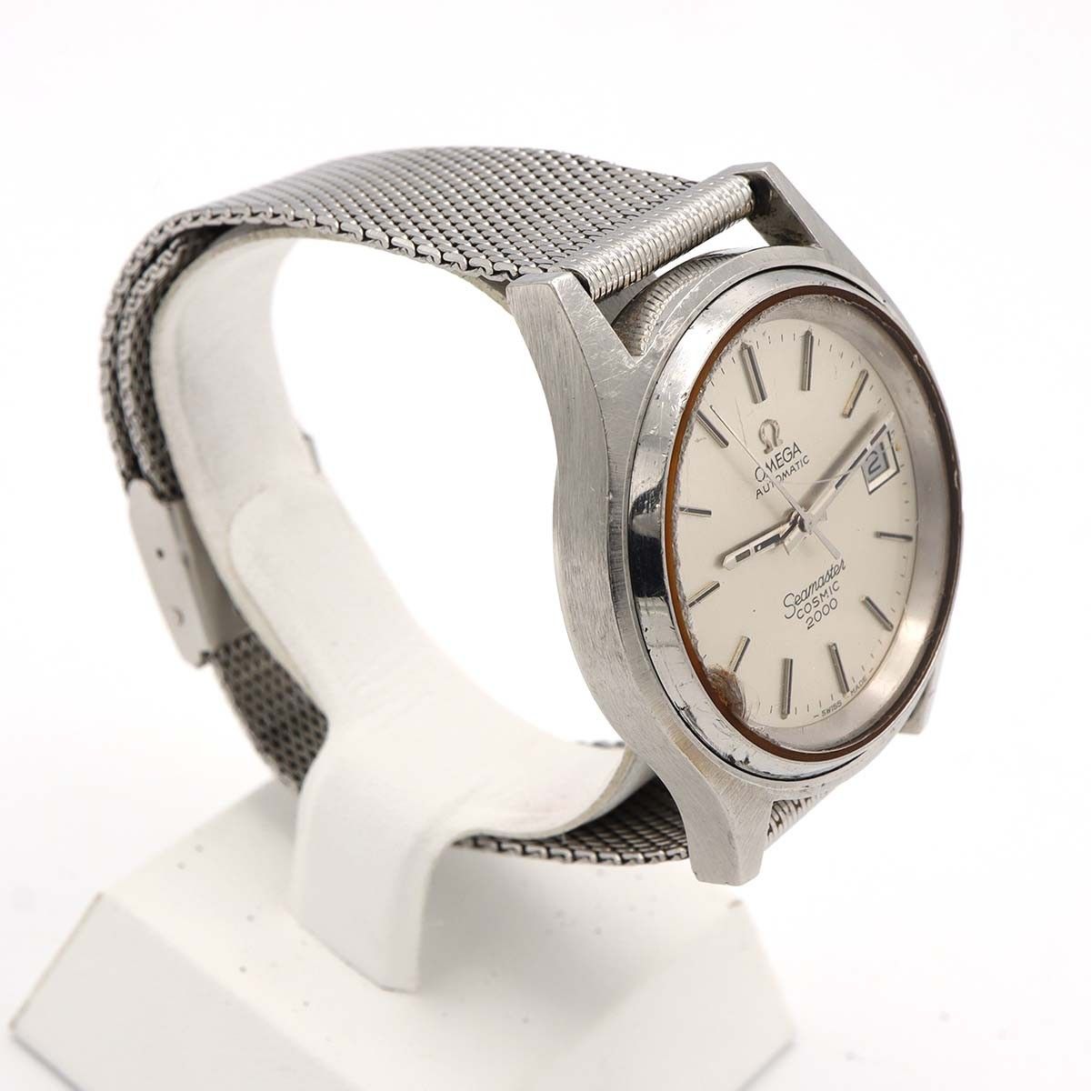 稼働 ジャンク 腕時計 OMEGA オメガ シーマスター コスミック2000 自動