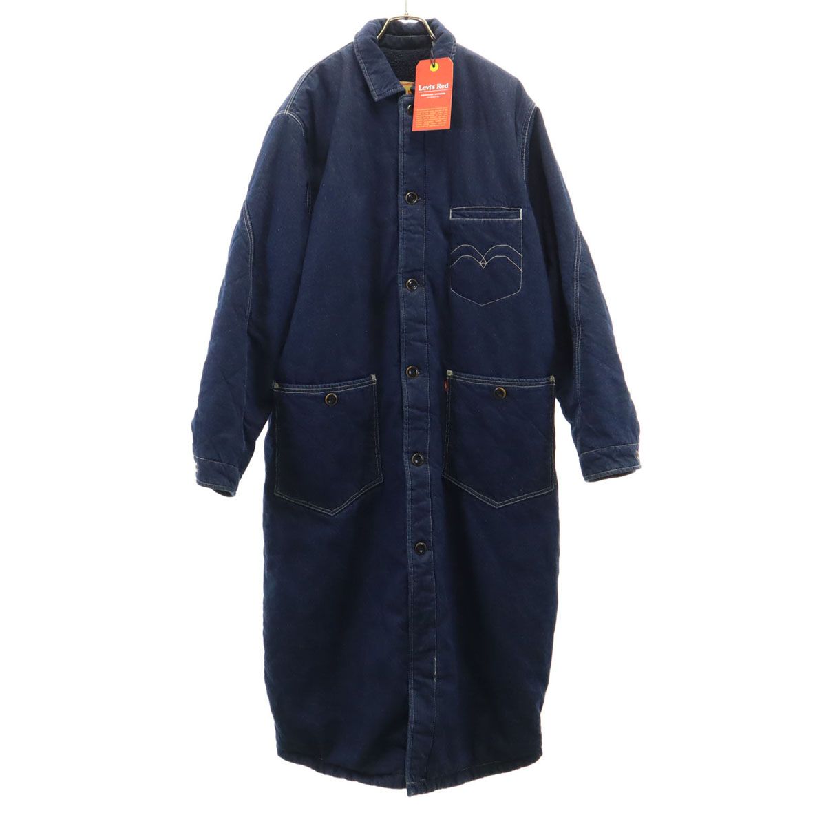 未使用 Levi's RED リーバイスレッド デニムコート L ネイビー 裏ボア