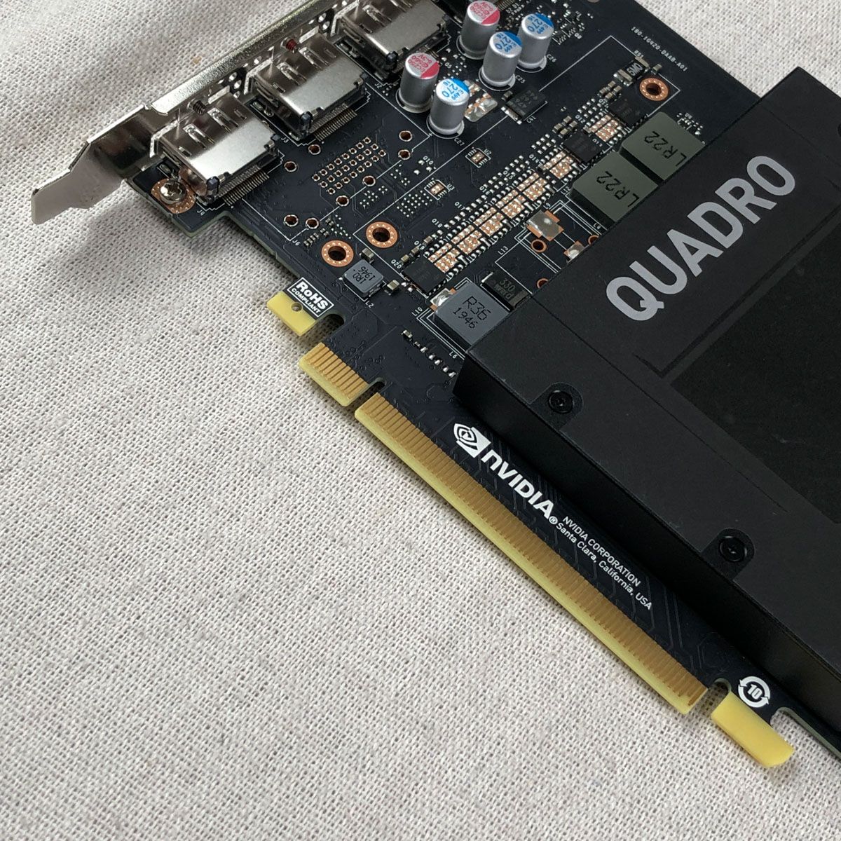 画面出力 済 GPU グラフィックボード NVIDIA QUADRO P 2200 メモリ5 GB GPU-251899 403704