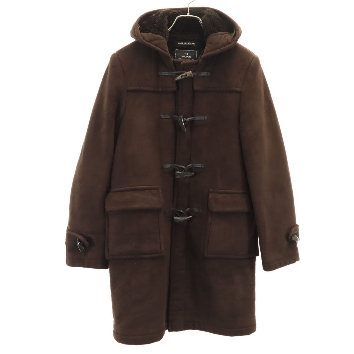 Gloverall グローバーオール 英国製 ダッフルコート 140 ブラウン キッズ 古着