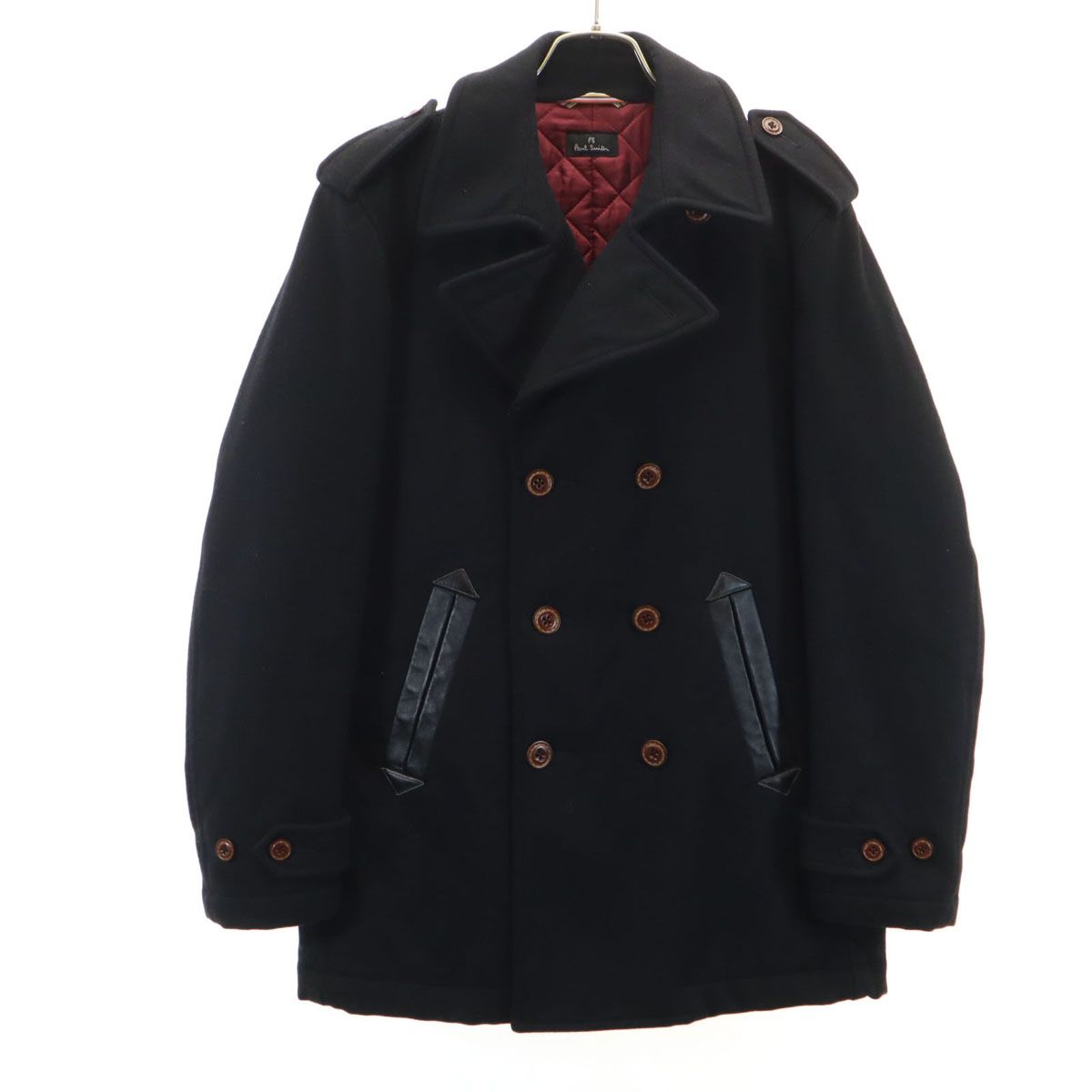 PS Paul Smith ピーエスポールスミス ピーコート M ブラック 中綿 