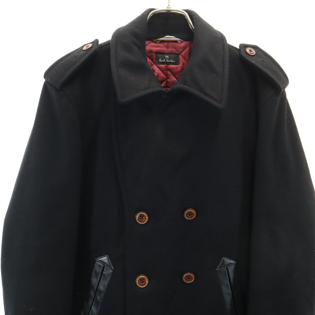 PS Paul Smith ピーエスポールスミス ピーコート M ブラック 中綿