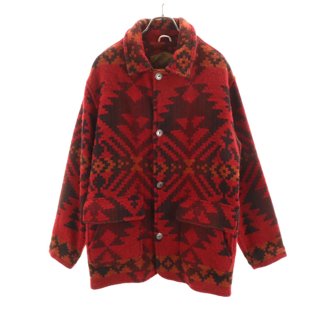 WOOLRICH ウールリッチ 90s USA製 オールド ウールジャケット S レッド メンズ WOOLRICH ウールリッチ 90s USA製 オールド ウールジャケット S レッド