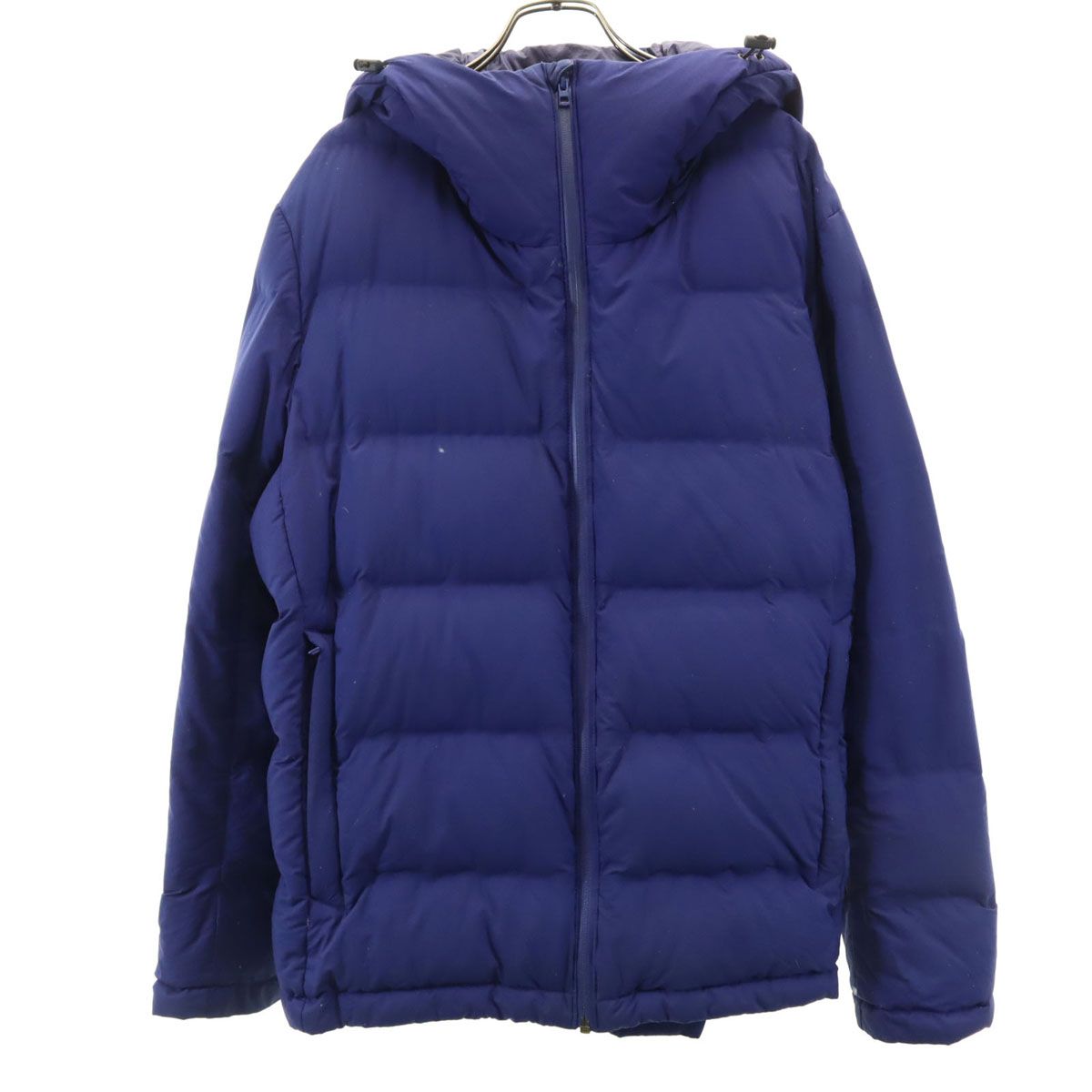 UNIQLO ユニクロ シームレス ダウンジャケット XL ブルー メンズ 古着 