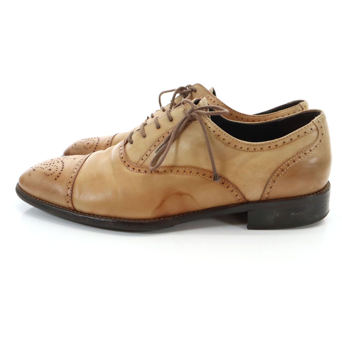 HILTON ドレスシューズ 本革　新品未使用　44インチ　27.5 Hilton ヒルトン イタリア製 ストレートチップ メダリオン ドレス