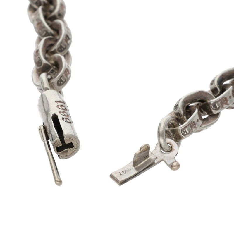 クロムハーツ PAPER CHAIN 24/ペーパーチェーン24inch シルバー