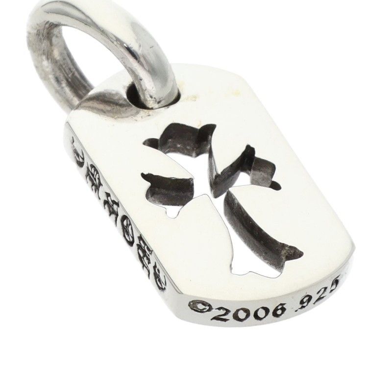 クロムハーツ DT TNY CO CRS/タイニーカットアウトクロスドッグタグ