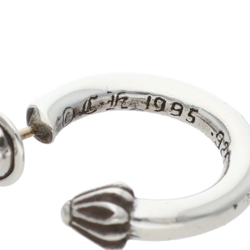 クロムハーツ HOOP PLAIN/プレーンフープ シルバーピアス メンズ