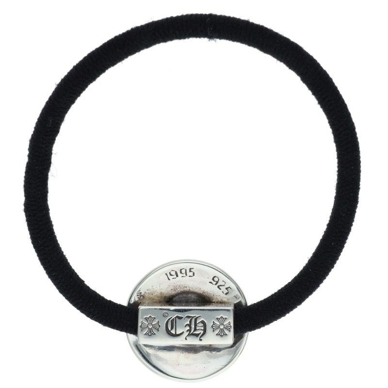 クロムハーツ HAIRBAND/クロスボールボタンヘアゴム シルバーコンチョ