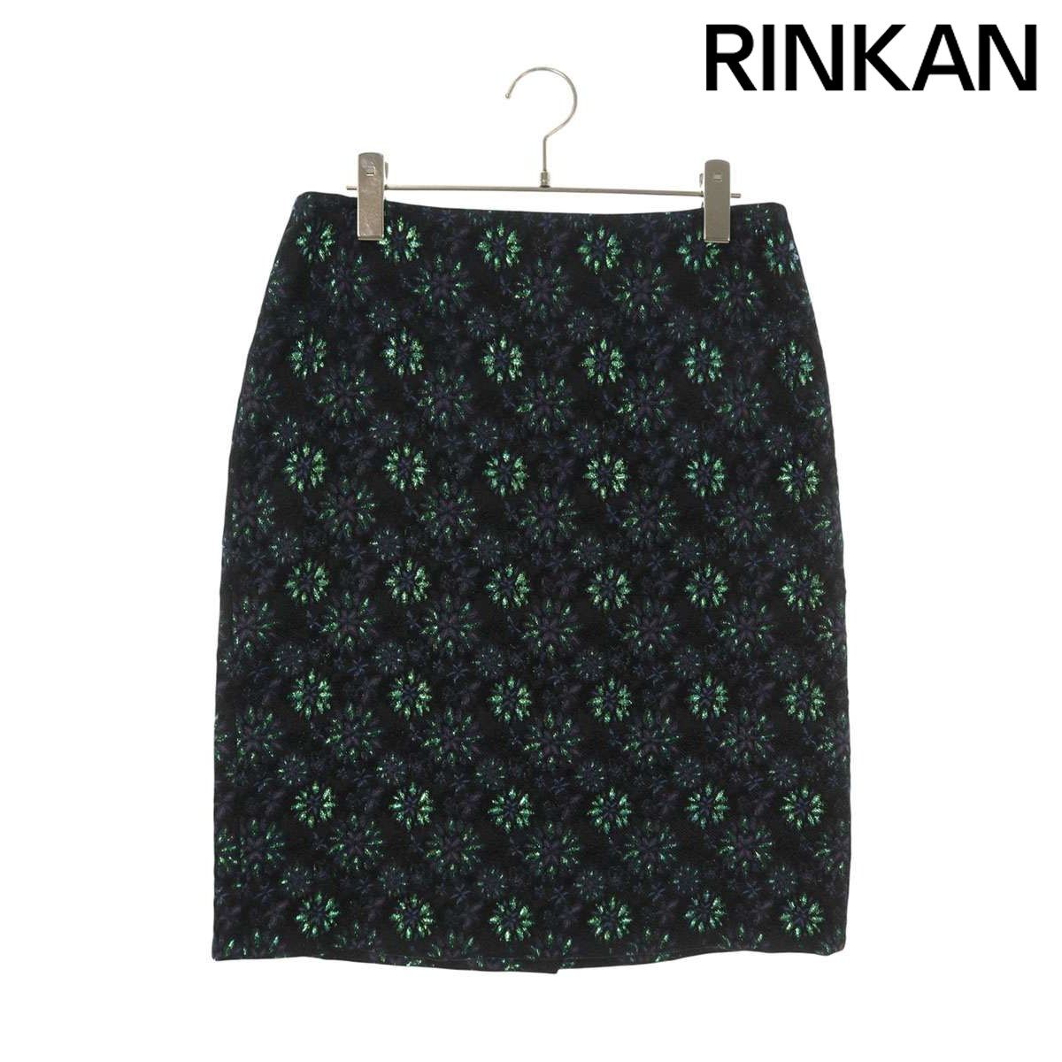 ドリスヴァンノッテン フラワー柄刺繍スカート レディース 38