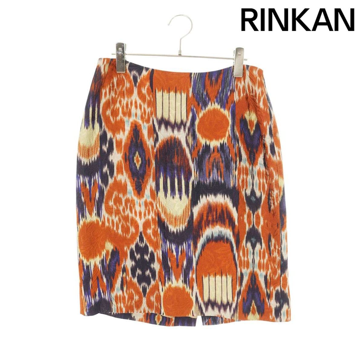 ドリスヴァンノッテン エンボスフラワー柄レーヨンスカート レディース 38