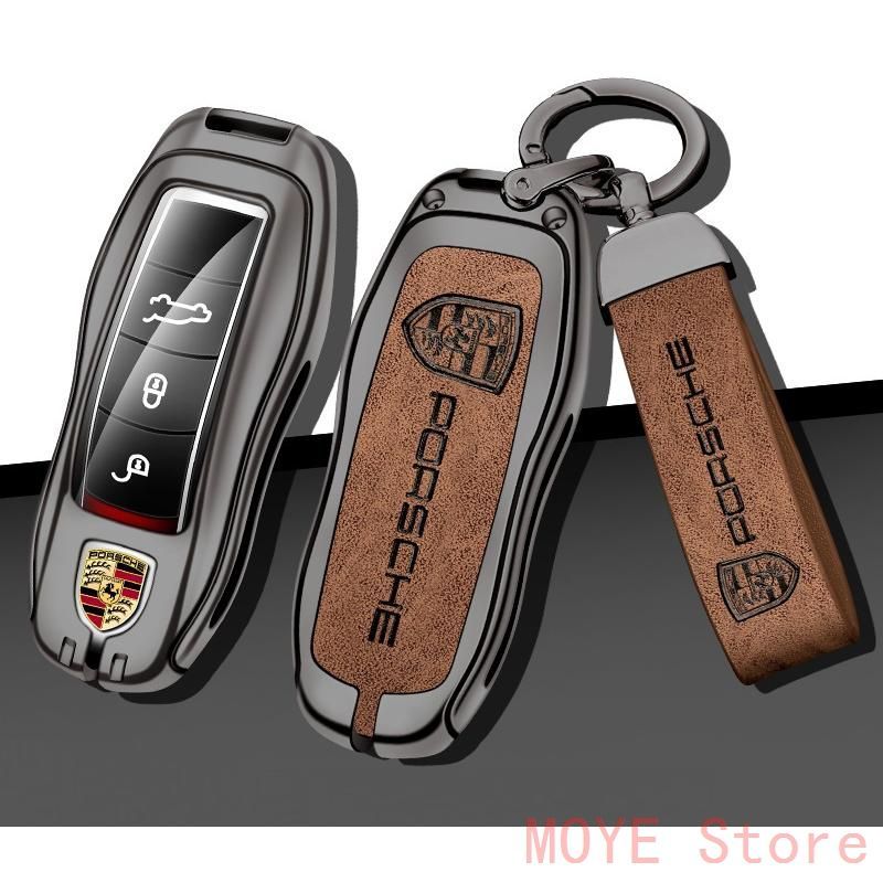 新品◇ポルシェ PORSCHE◇深錆色/ブラウン◇キーケース キーホルダー