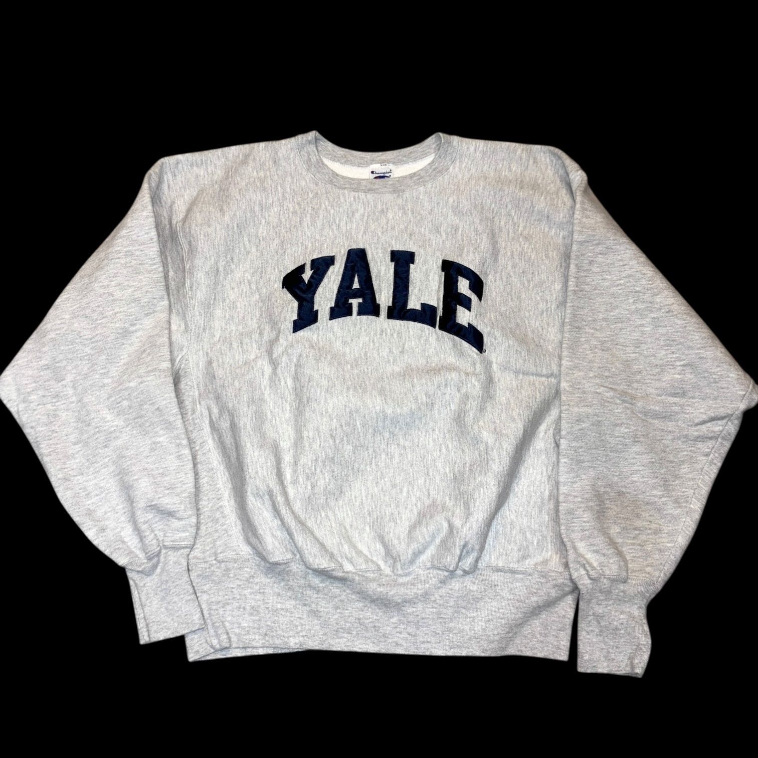 00s CHAMPION REVERSE WEAVE SWEAT YALE L GREY チャンピオン リバース
