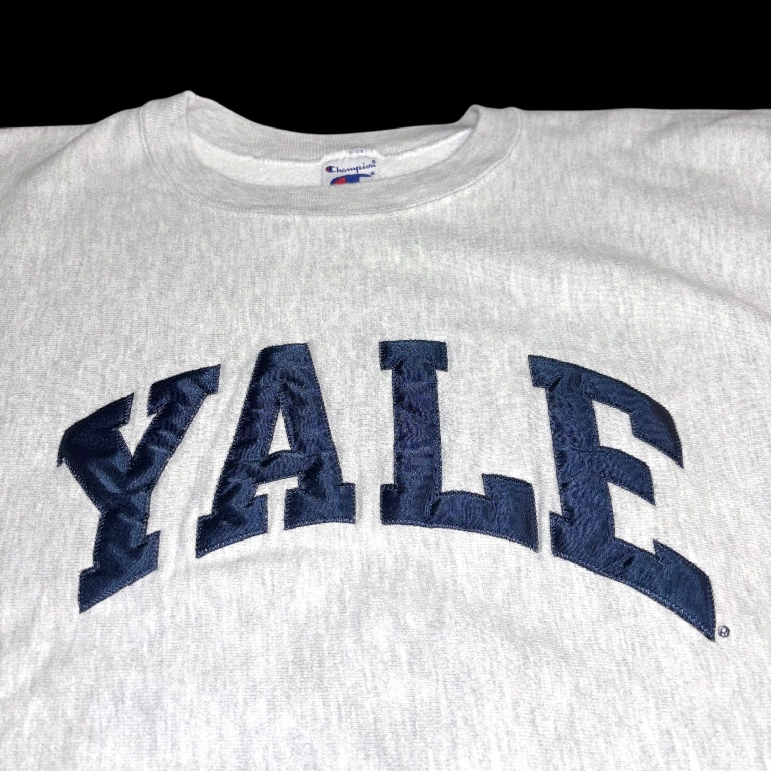 00s CHAMPION REVERSE WEAVE SWEAT YALE L GREY チャンピオン リバース