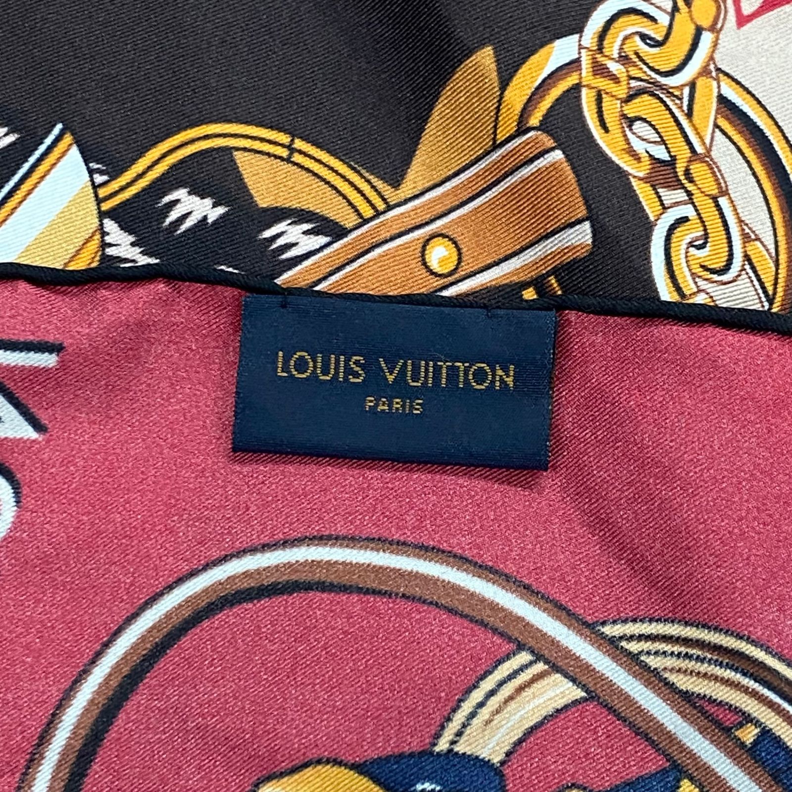 極美品 LOUIS VUITTON ルイヴィトン ツイリー スカーフ モノグラム