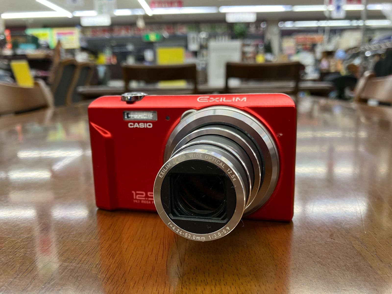 CASIO デジタルカメラ EXILIM 1410万画素 12.5倍 EX-ZS100 レッド