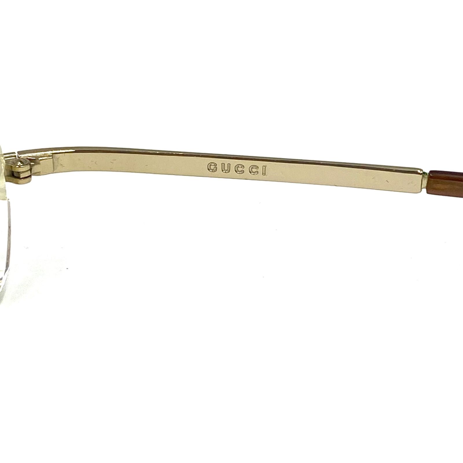 GUCCI グッチ めがね メガネ 眼鏡 メガネフレーム 度あり リムレス 