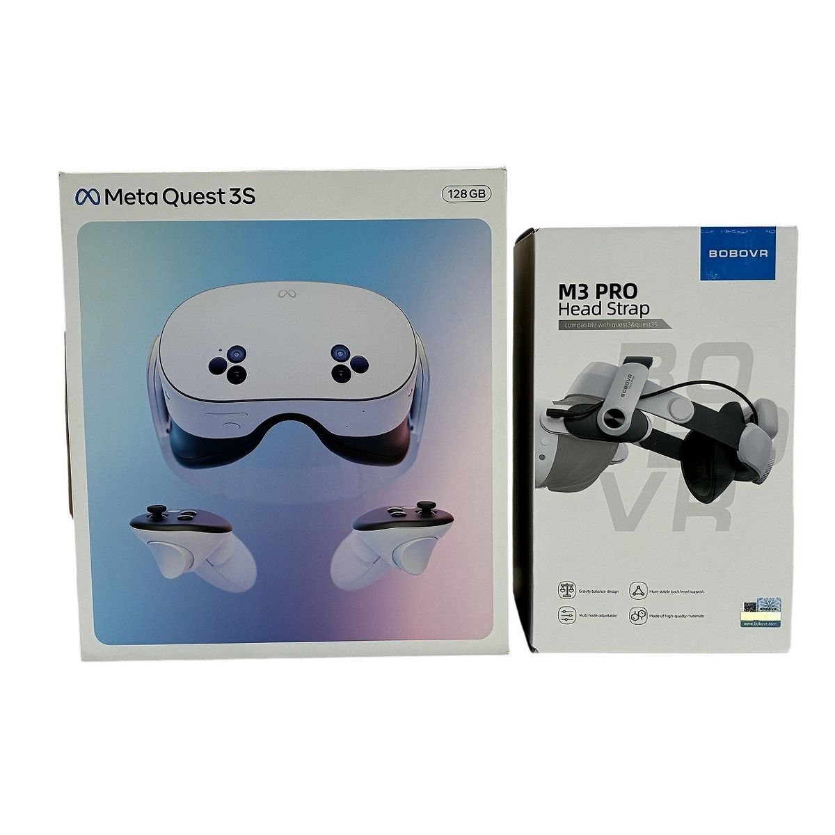 Meta Quest 3S P97 VRゴーグル ヘッドセット 128GB M3 PRO HEAD STRAP